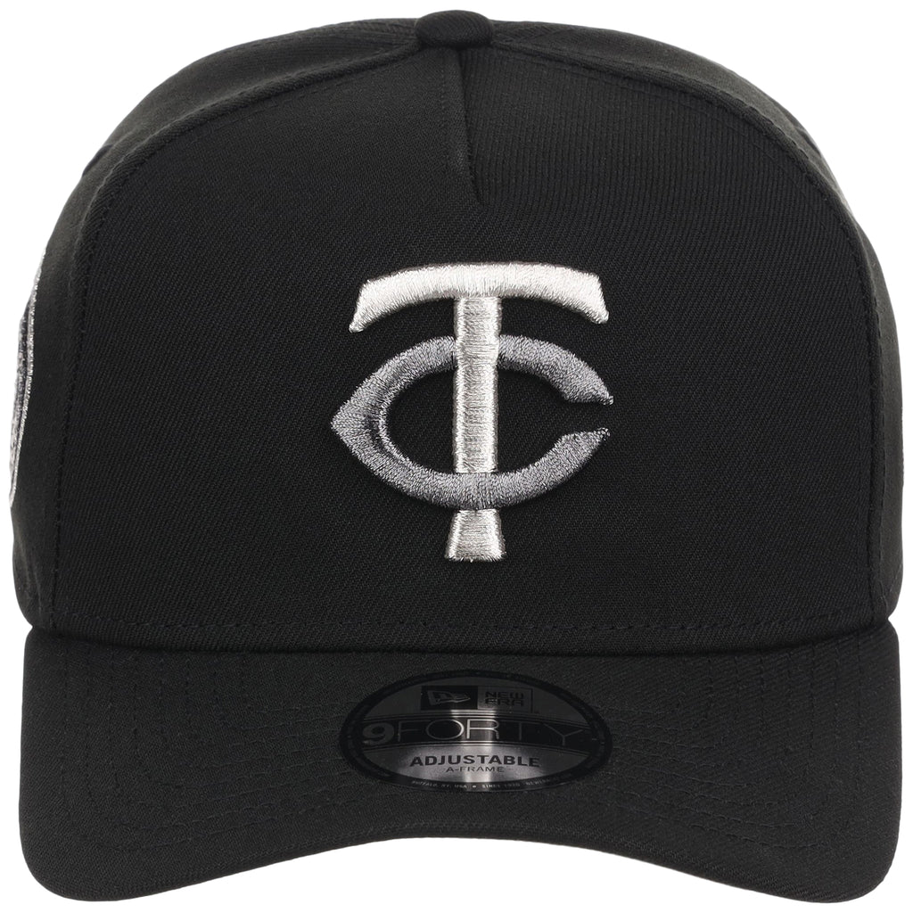 Minnesota Twins MLB Liquid Titanium New Era 9FORTY A-Frame