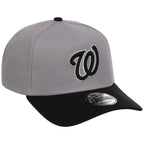 Washington Nationals MLB Gray x Black FASHION CORE New Era 9FORTY A-Frame