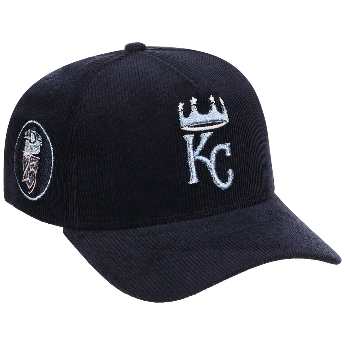 Kansas City Royals MLB Peach Ice Navy Cord New Era 9FORTY A-Frame