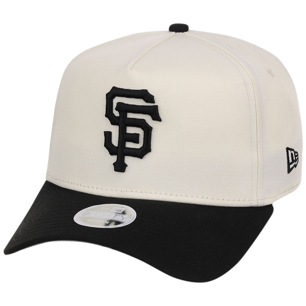San Francisco Giants Women's New Era 9FORTY Chrome x Black A-Frame