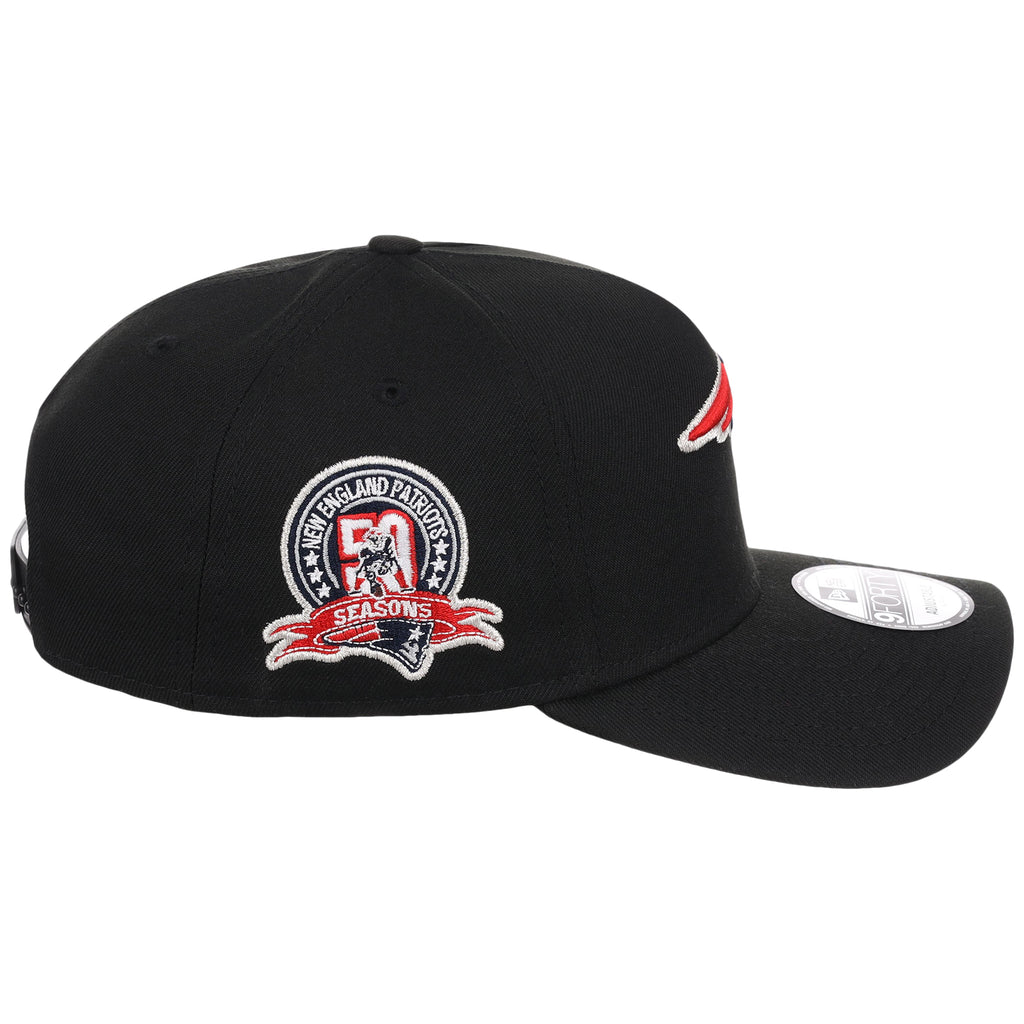 New England Patriots NFL Black Dome New Era 9FORTY A-Frame