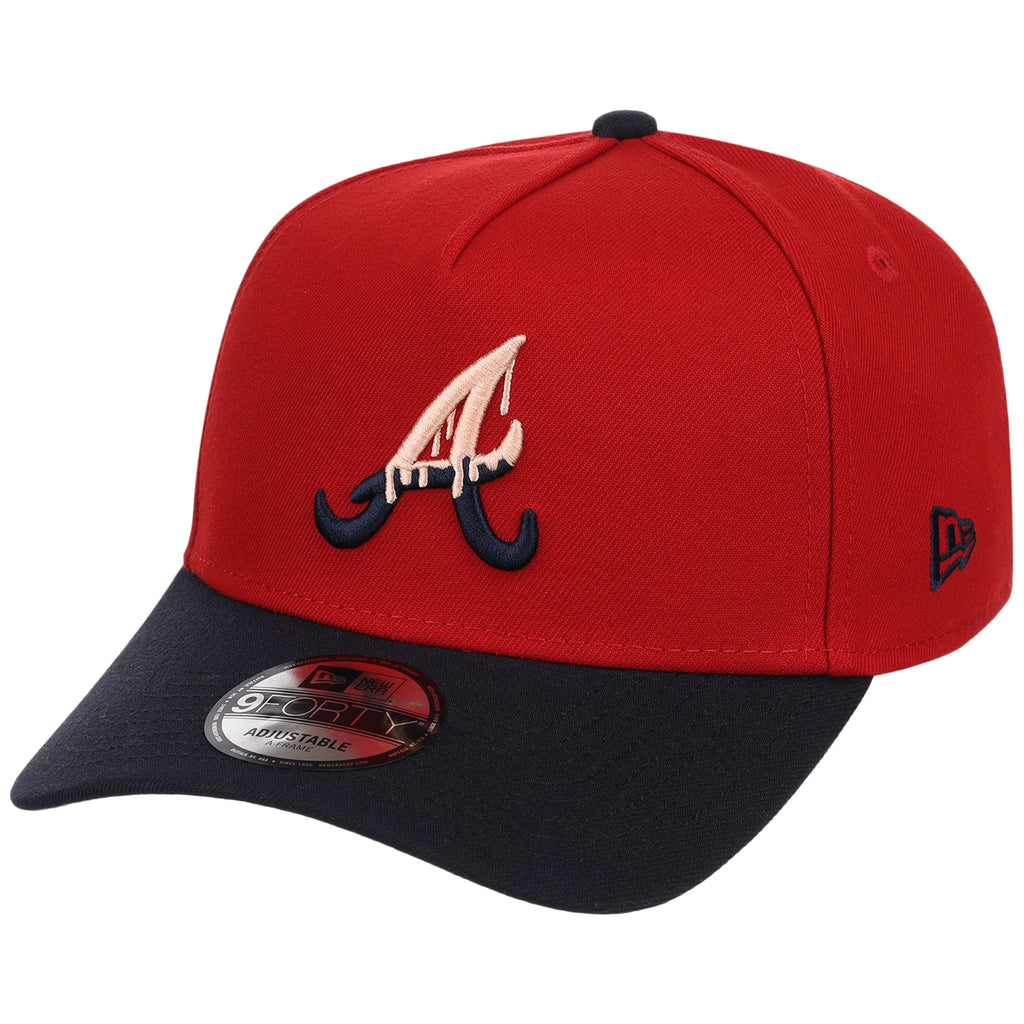 Atlanta Braves Peach Drip Atlanta Crown the City New Era 9FORTY