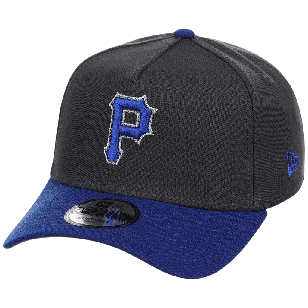 Pittsburgh Pirates MLB Graphite x Royal FASHION CORE New Era 9FORTY A-Frame