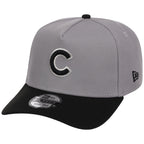 Chicago Cubs MLB Gray x Black FASHION CORE New Era 9FORTY A-Frame