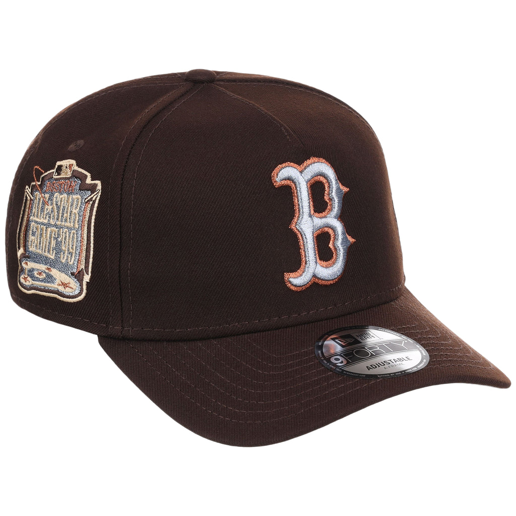 Boston Red Sox MLB Frosted Bark New Era 9FORTY A-Frame