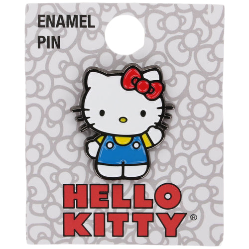 Hello Kitty Waving Blue Outfit Pin