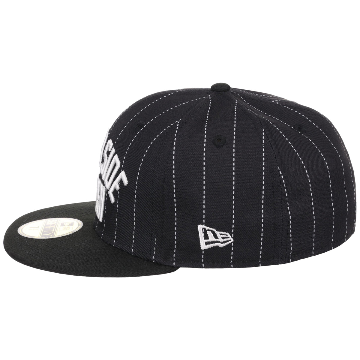 Chicago White Sox (Pinstripe/Black) Chicago Southside Crown the City New Era 59FIFTY