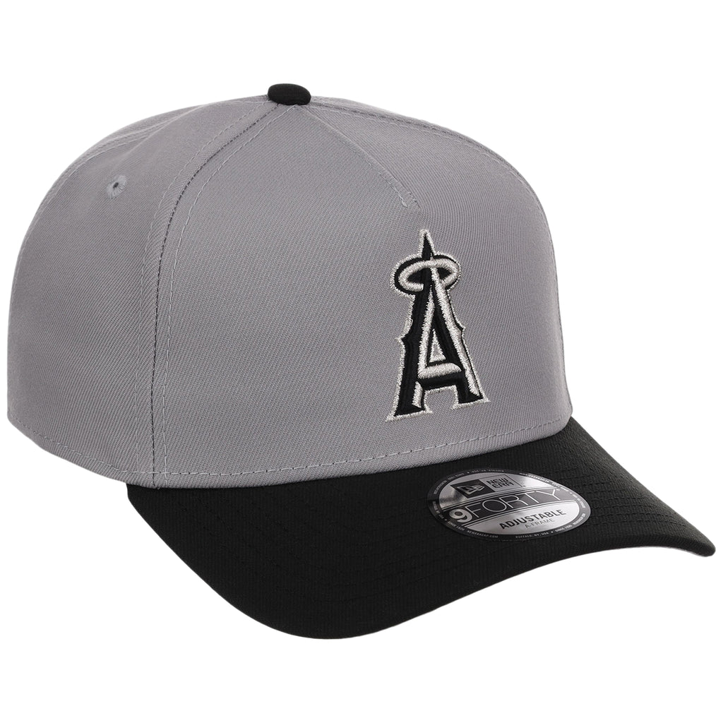 Anaheim Angels MLB Gray x Black FASHION CORE New Era 9FORTY A-Frame
