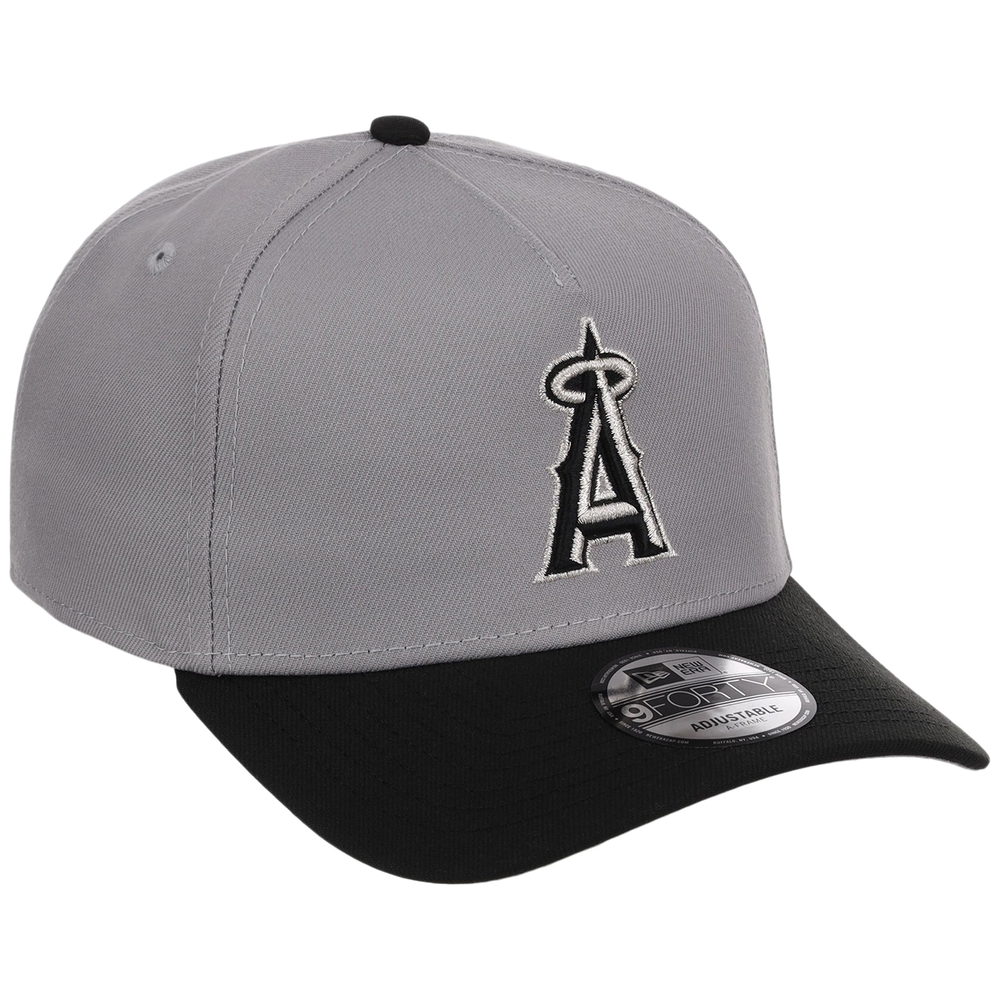 Anaheim Angels MLB Gray x Black FASHION CORE New Era 9FORTY A-Frame