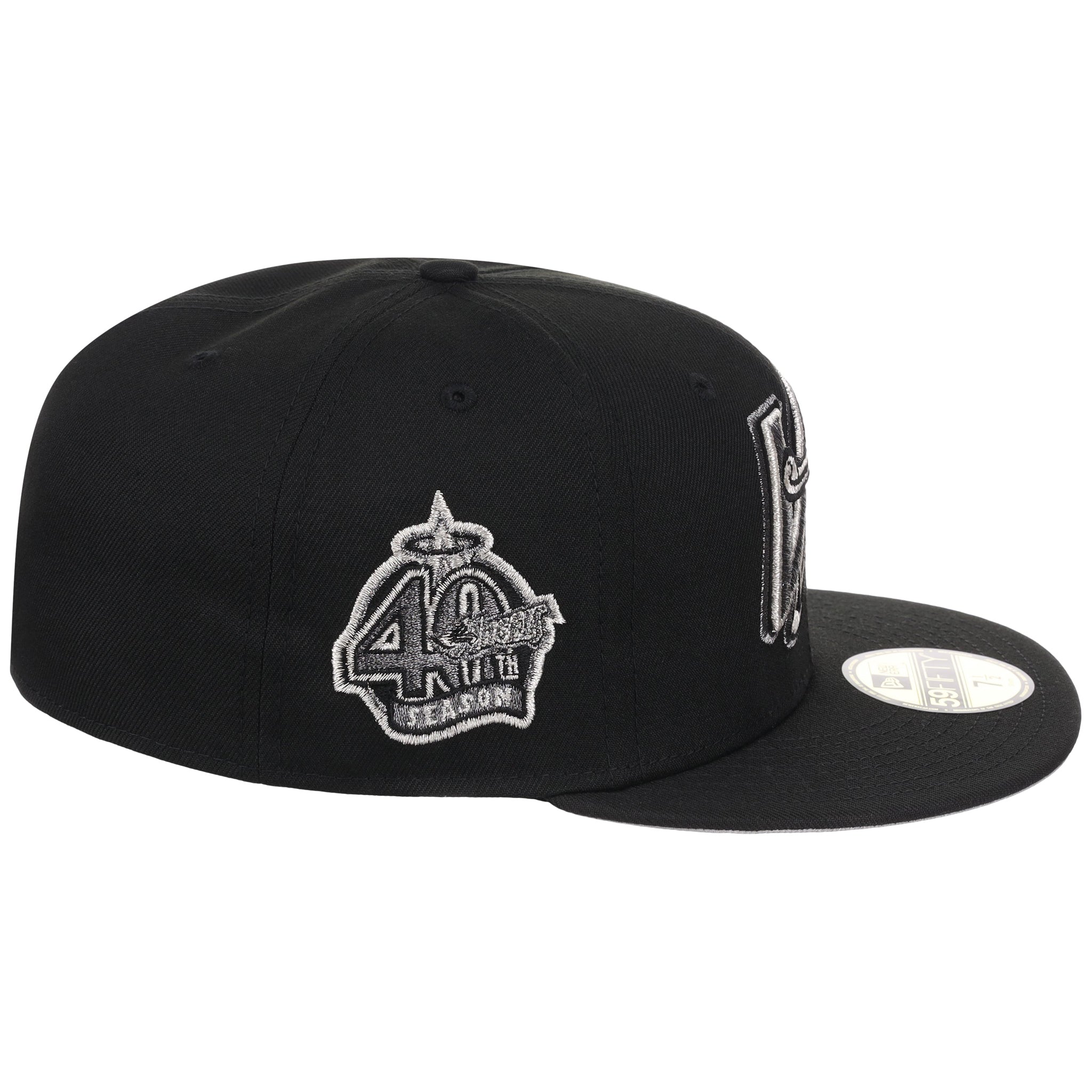 Anaheim Angels Friday Flux New Era 59FIFTY (Black/Black)