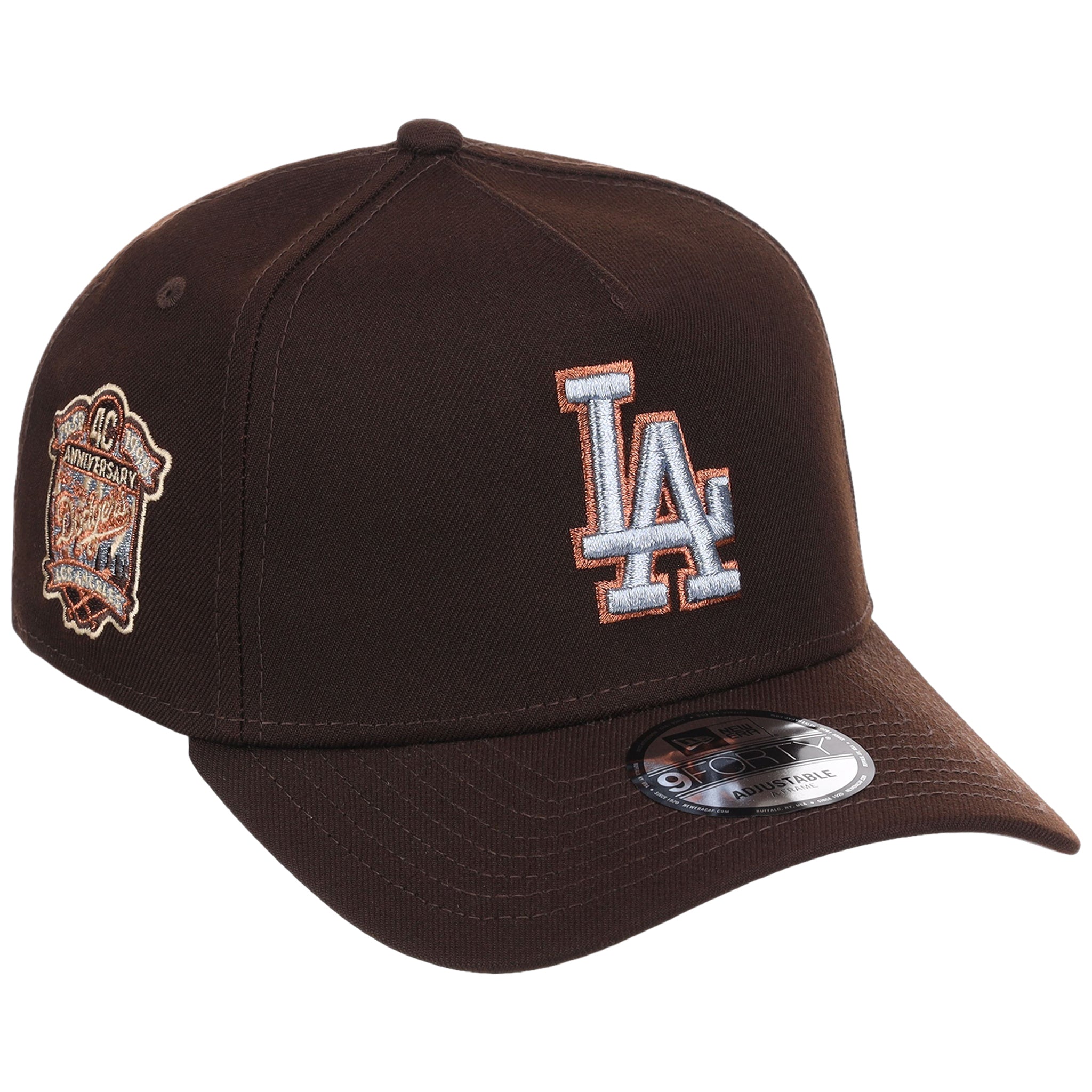 Los Angeles Dodgers MLB Frosted Bark New Era 9FORTY A-Frame