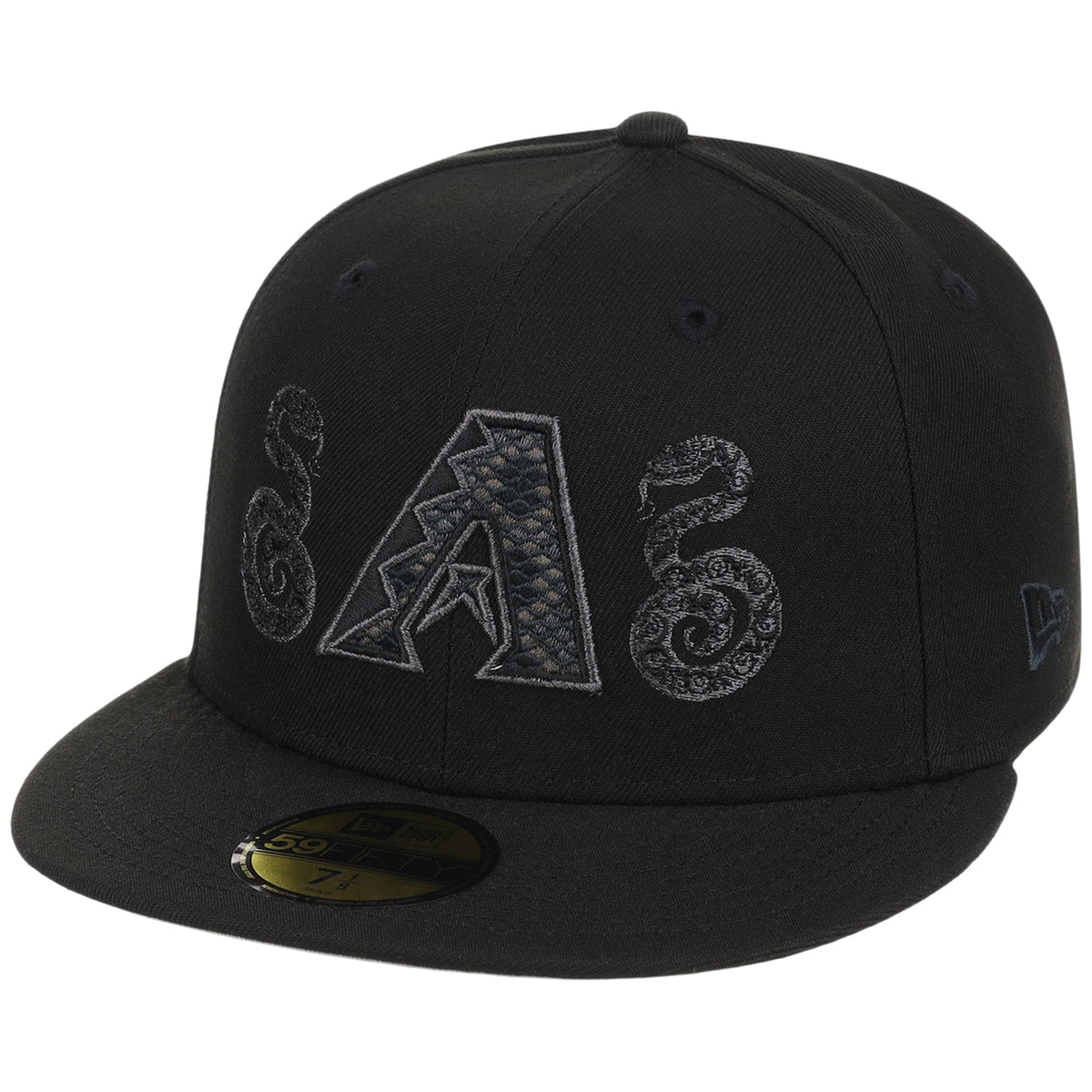 Arizona Diamondbacks Phoenix Crown the City New Era 59FIFTY (Black/Black)