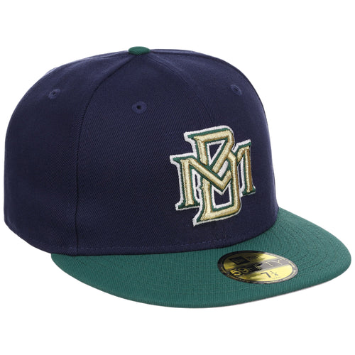 Milwaukee Brewers MLB Cooperstown Authentic Collection New Era 59FIFTY (Navy/Green)