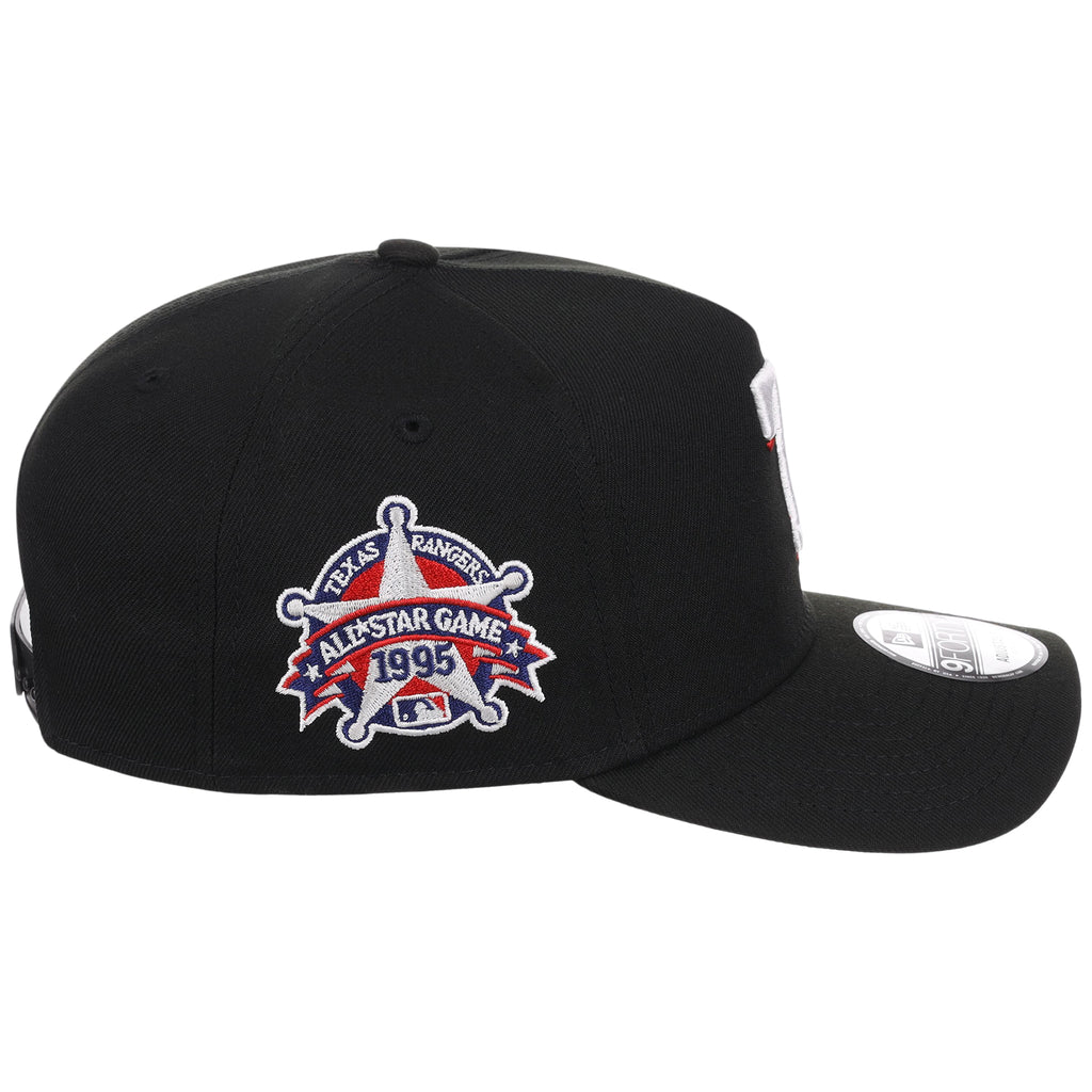 Texas Rangers MLB Black Dome New Era 9FORTY A-Frame