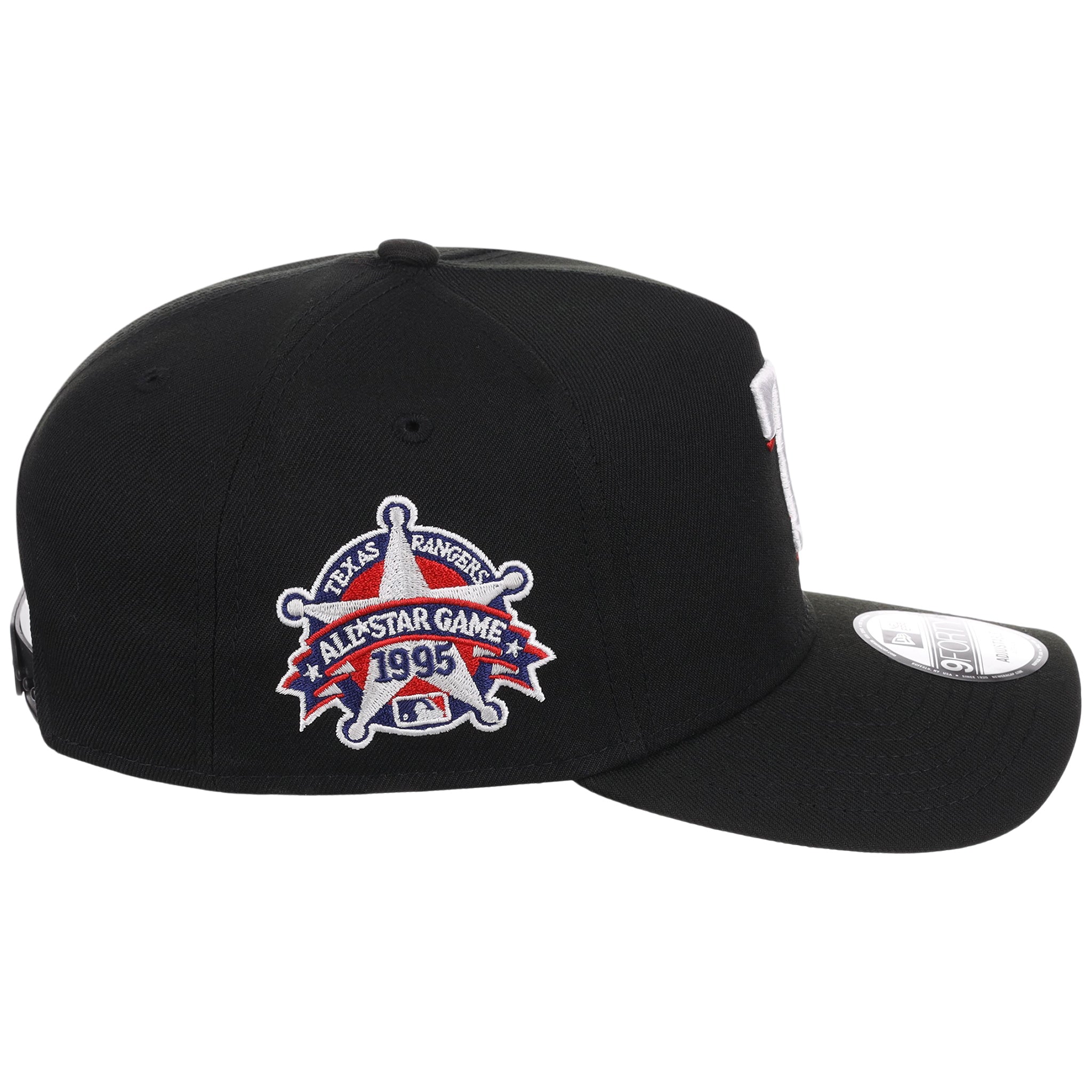 Texas Rangers MLB Black Dome New Era 9FORTY A-Frame