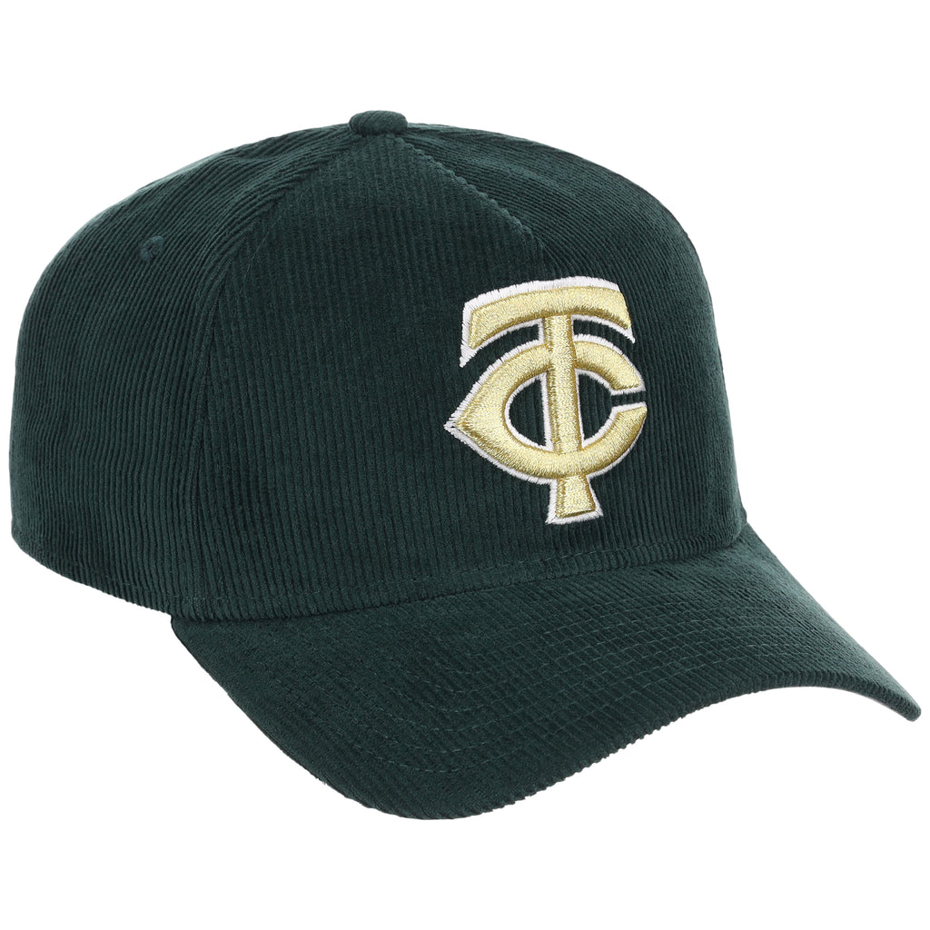 Minnesota Twins MLB Dark Green Cord FASHION CORE New Era 9FORTY A-Frame