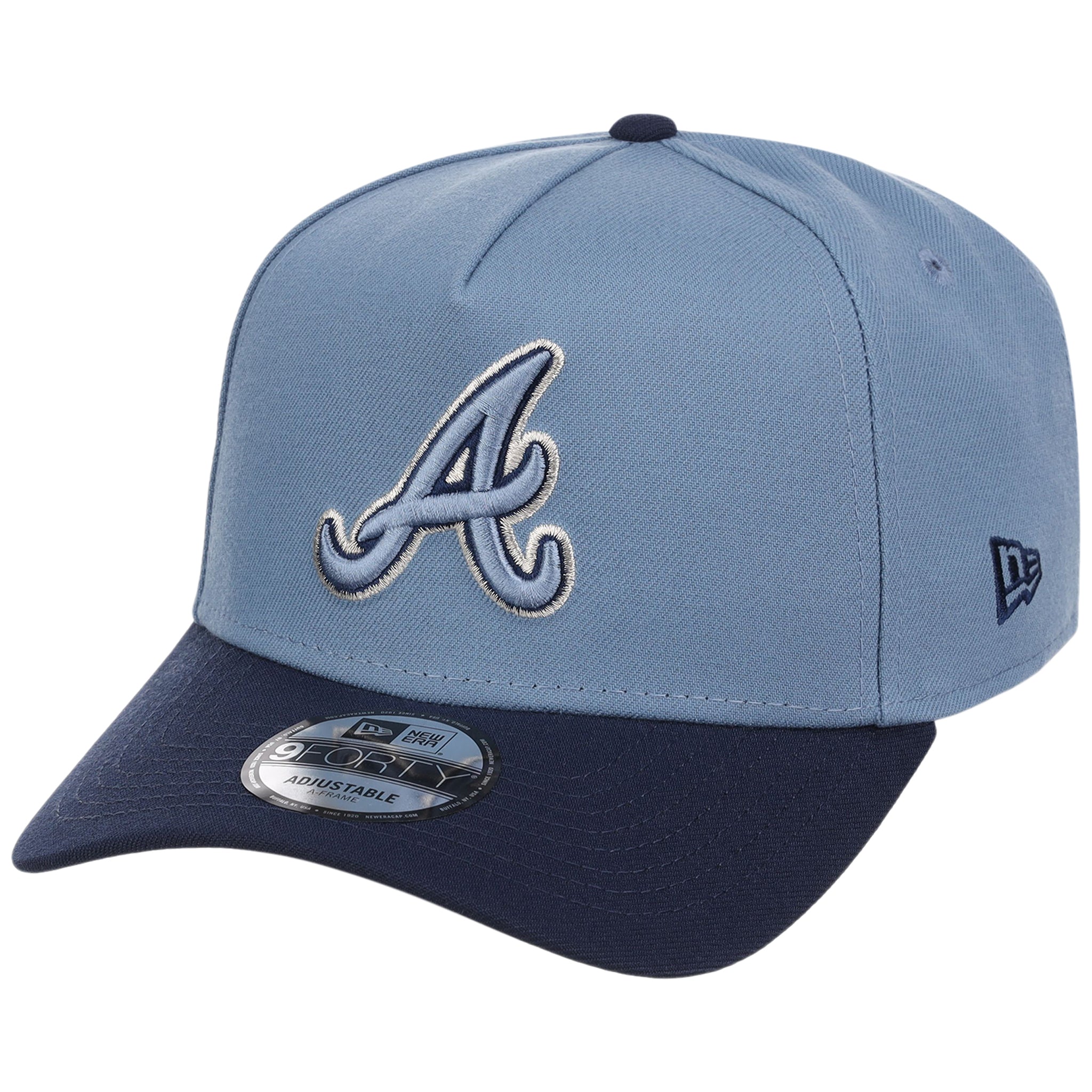 Atlanta Braves MLB Faded Blue x Navy FASHION CORE New Era 9FORTY A-Frame