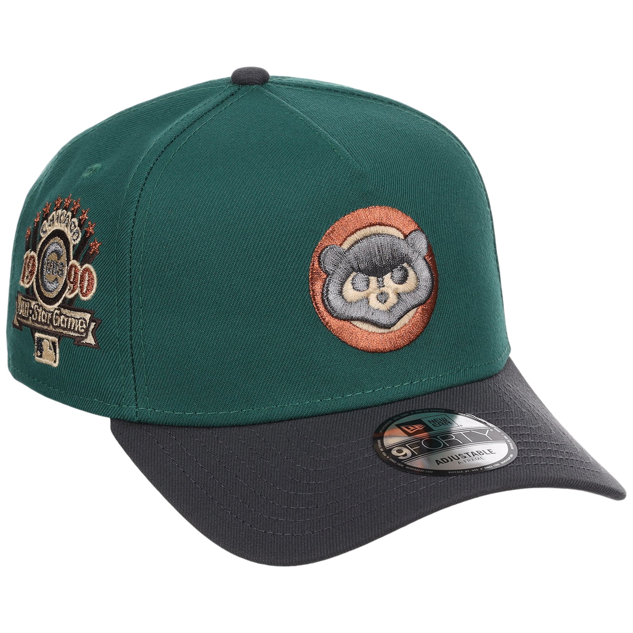 Chicago Cubs MLB Emerald Graphite New Era 9FORTY