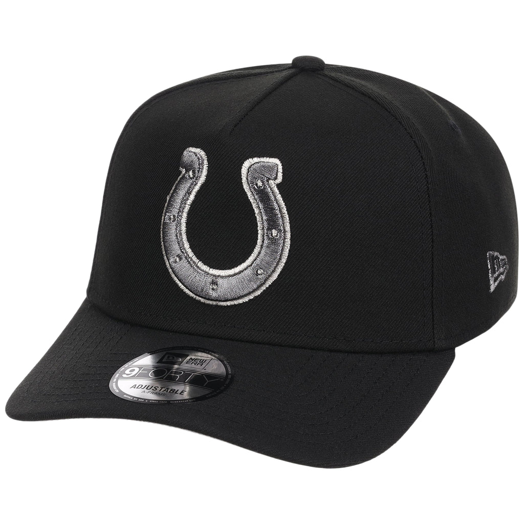 Indianapolis Colts NFL Liquid Titanium New Era 9FORTY