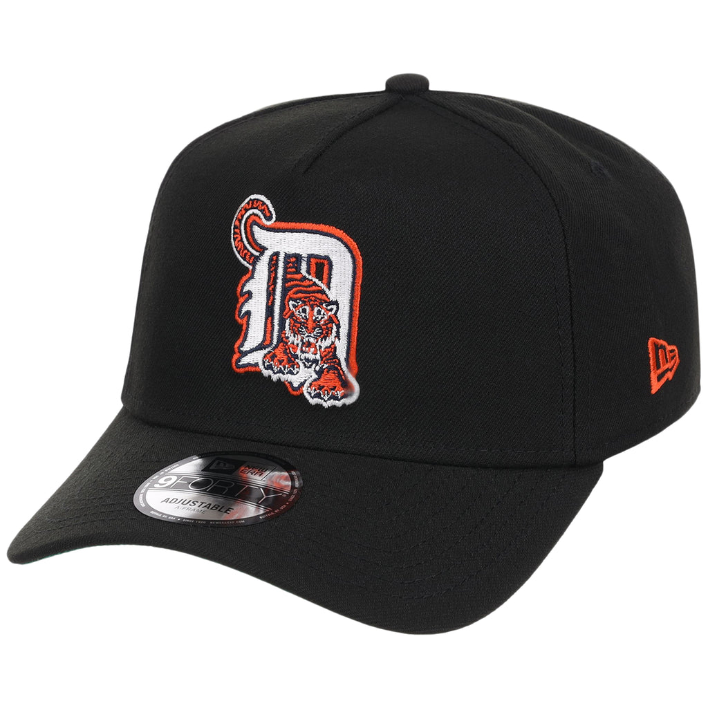 Detroit Tigers MLB Black Dome New Era 9FORTY A-Frame