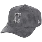 Cleveland Indians MLB Gray x Suede FASHION CORE New Era 9FORTY A-Frame
