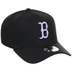 Boston Red Sox MLB Black x Lavender FASHION CORE New Era 9FORTY A-Frame