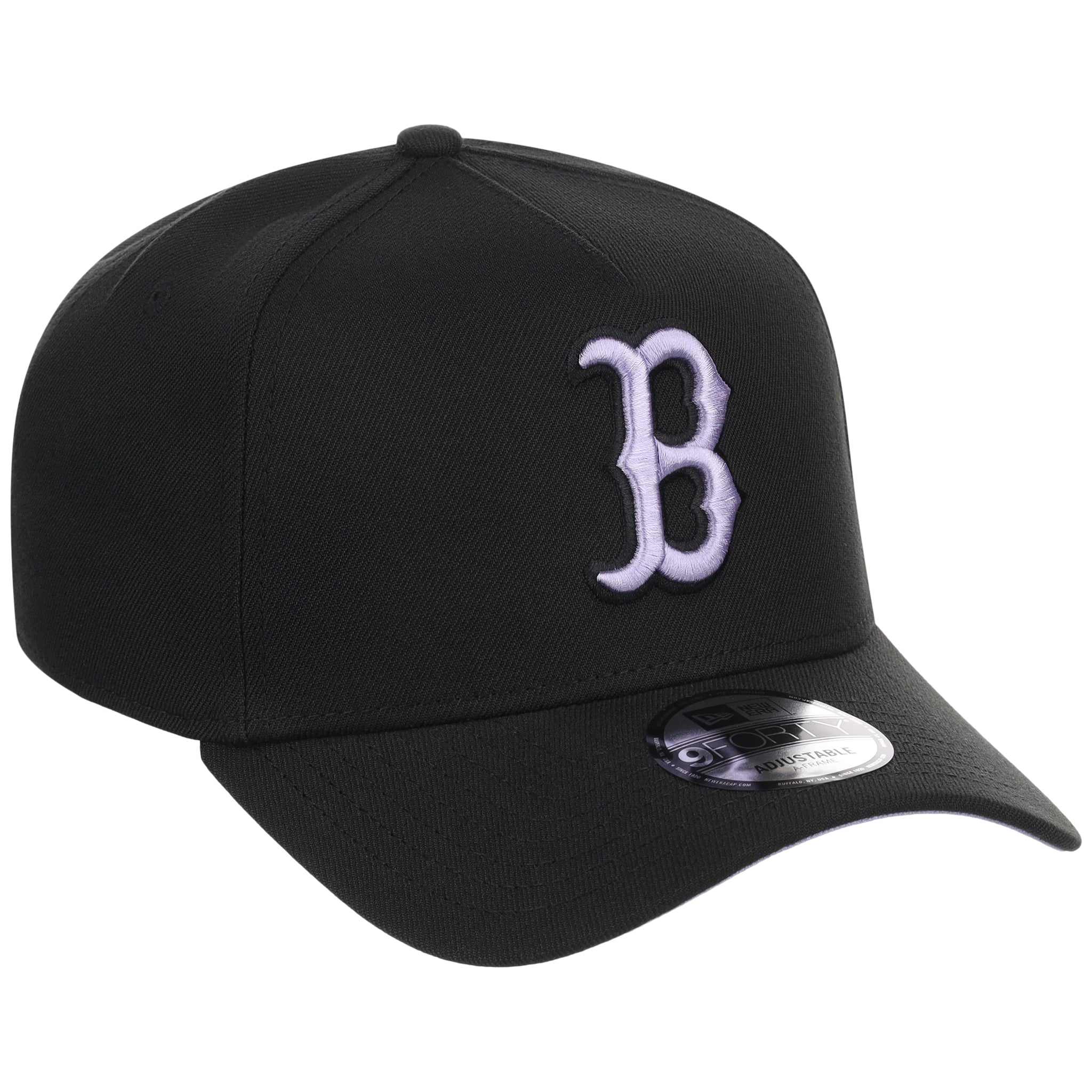 Boston Red Sox MLB Black x Lavender FASHION CORE New Era 9FORTY A-Frame