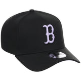 Boston Red Sox MLB Black x Lavender FASHION CORE New Era 9FORTY A-Frame