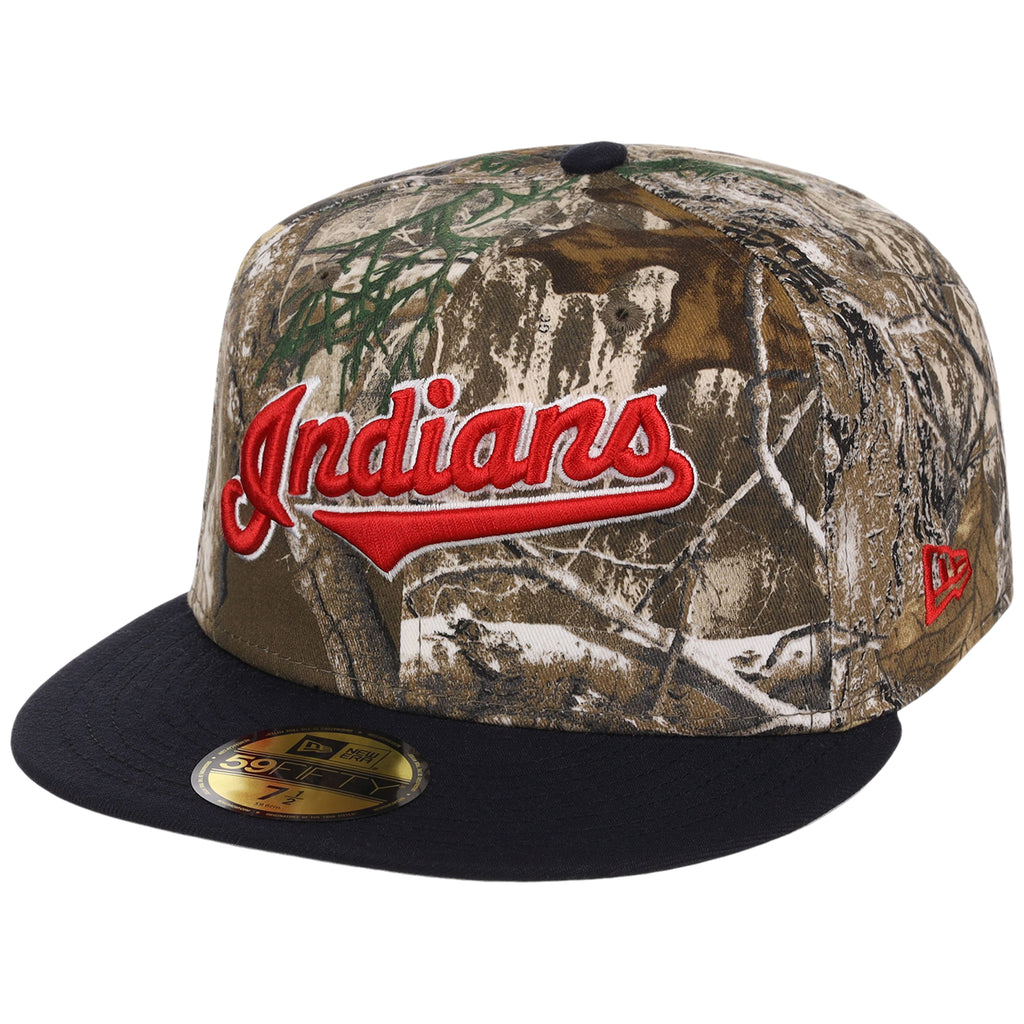 Cleveland Indians MLB Realtree OTC New Era 59FIFTY