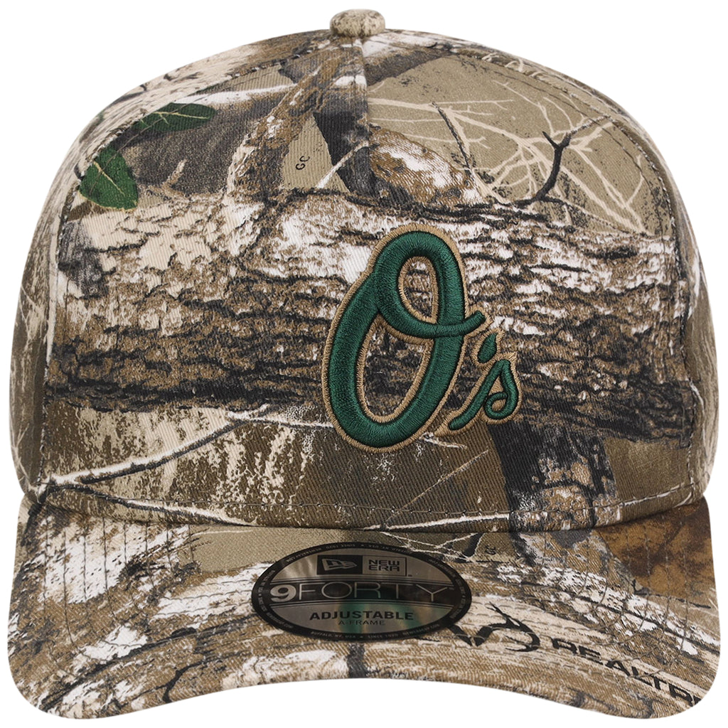 Baltimore Orioles MLB Realtree FASHION CORE New Era 9FORTY A-Frame