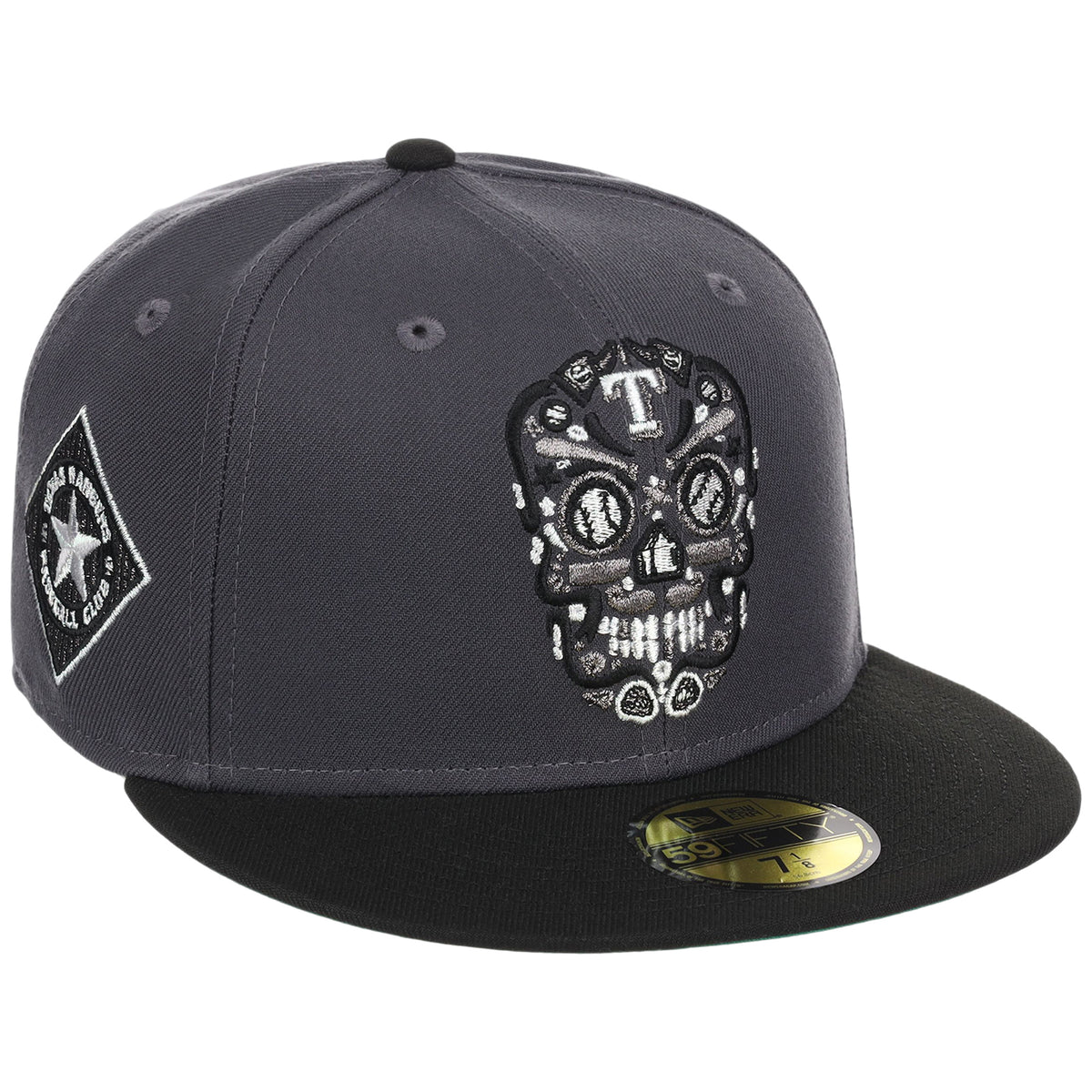Texas Rangers Dallas Crown the City New Era 59FIFTY (Graphite/Black) – 1