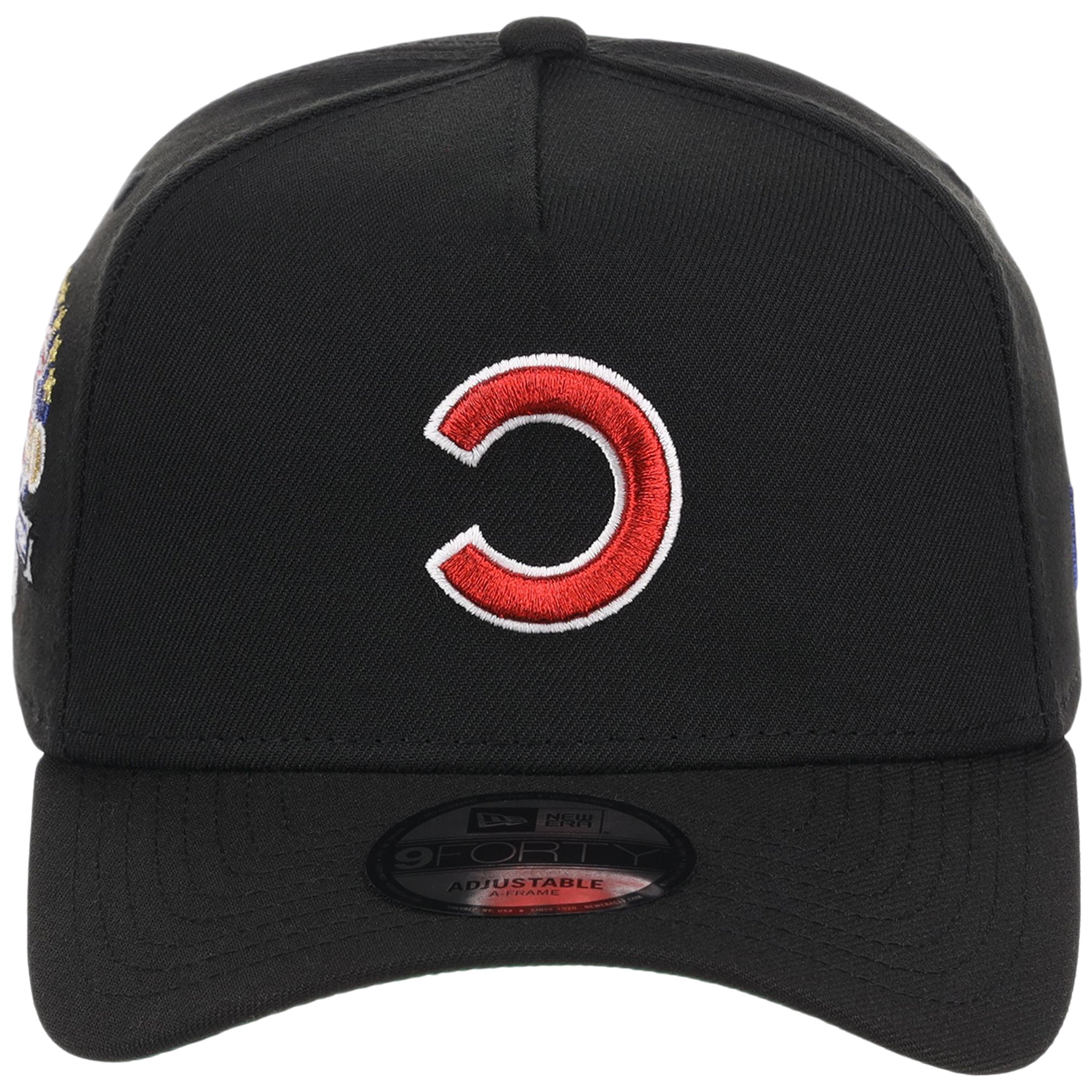 Chicago Cubs MLB Flipmode 2.0 Black Dome New Era 9FORTY A-Frame (Black/Black/Kelly Green)