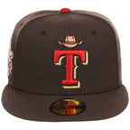 Texas Rangers New Era 59FIFTY (Brown/Brown)