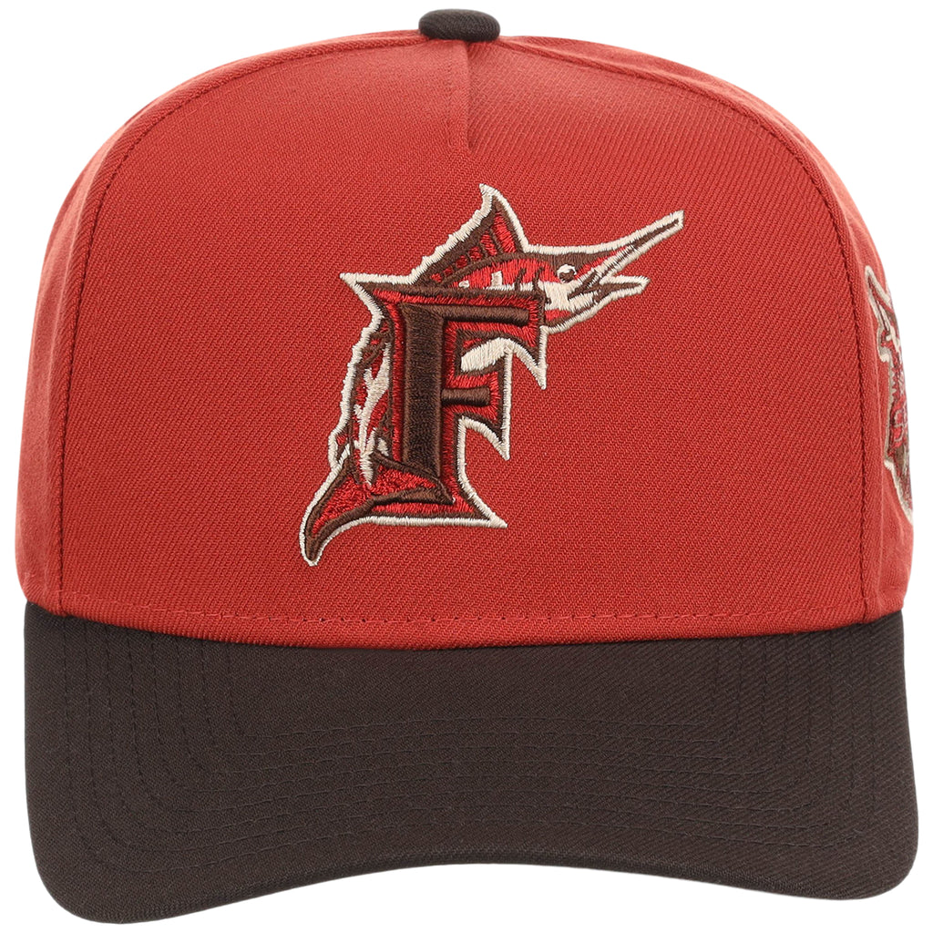 Florida Marlins MLB Brown Stone Heat Mitcell & Ness Pro Pinch