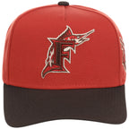Florida Marlins MLB Brown Stone Heat Mitcell & Ness Pro Pinch