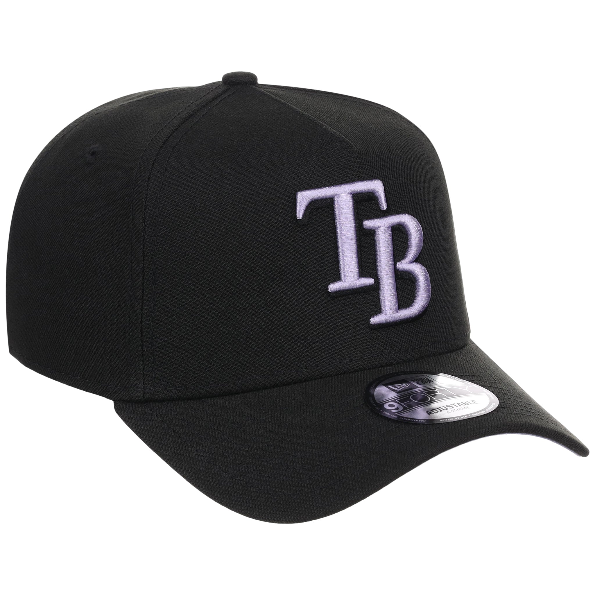 Tampa Bay Rays MLB Black x Lavender FASHION CORE New Era 9FORTY A-Frame