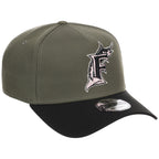 Miami Marlins MLB Olive x Black & Pink FASHION CORE New Era 9FORTY A-Frame