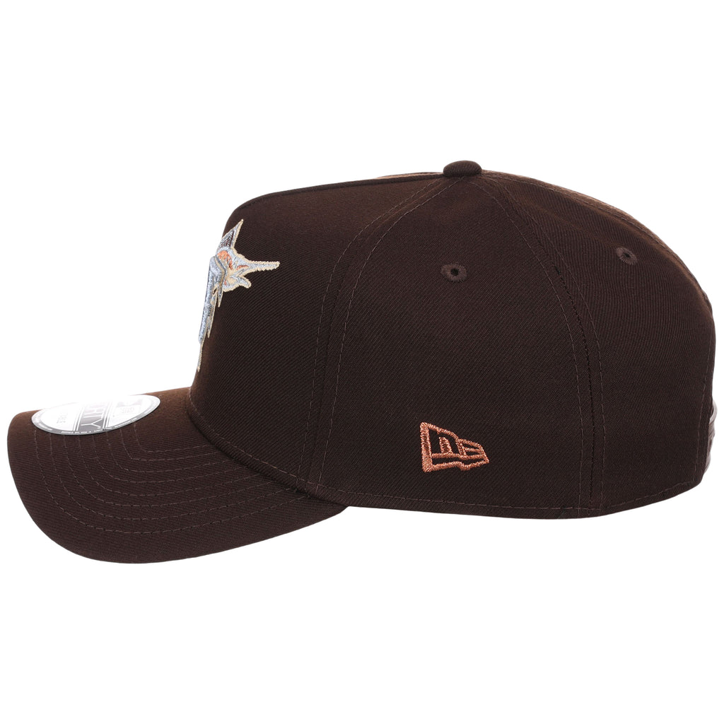 Florida Marlins MLB Frosted Bark New Era 9FORTY A-Frame