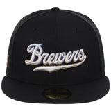 Milwaukee Brewers MLB City Connect - Black Metallics New Era 59FIFTY