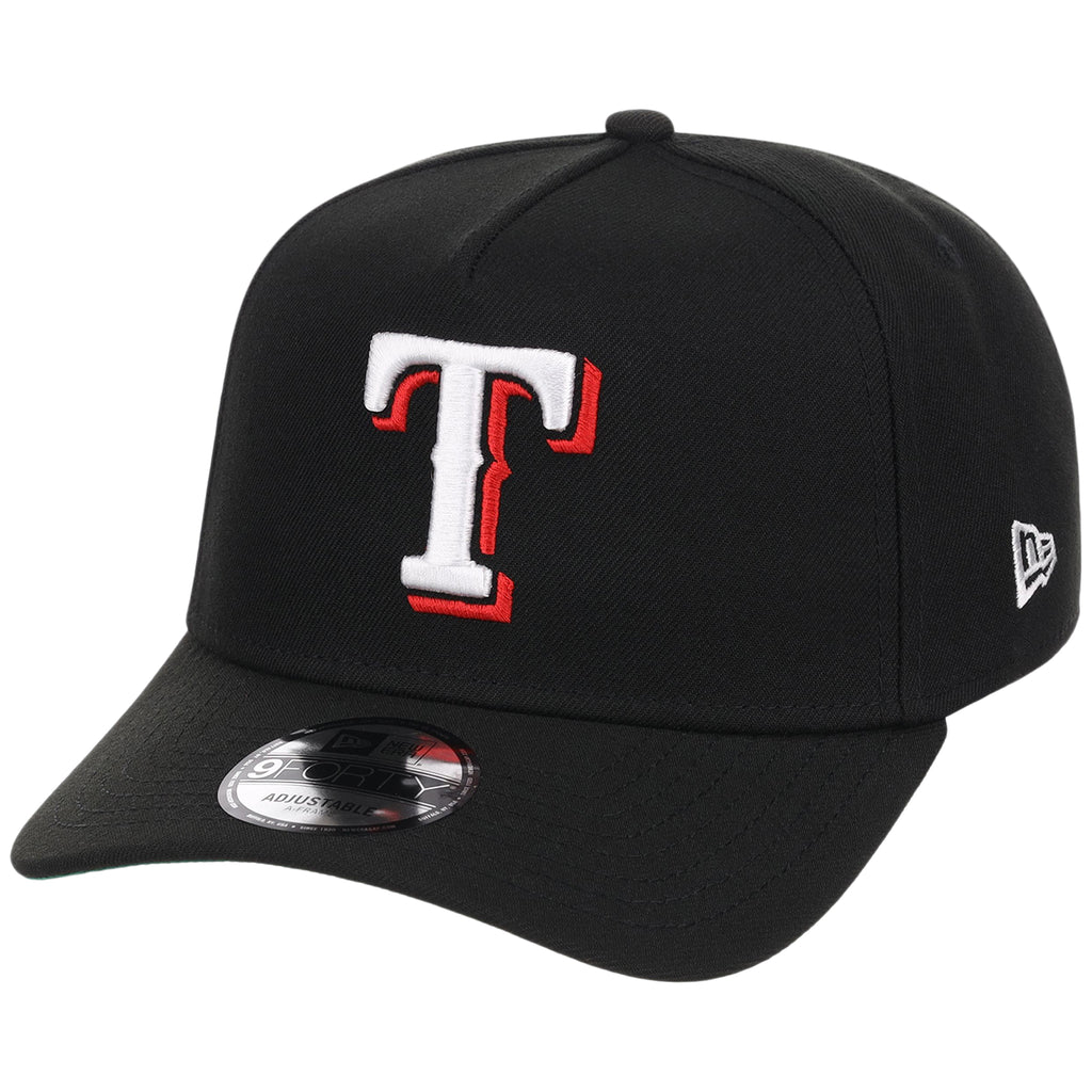 Texas Rangers MLB Black Dome New Era 9FORTY A-Frame