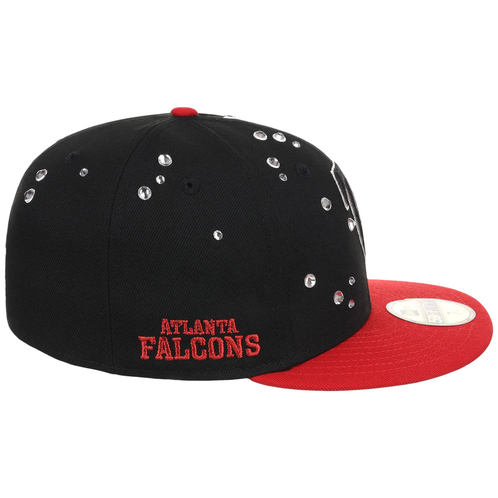 Atlanta Falcons Quavo Georgia Pack Collection - New Era 59FIFTY "Iced Out" (Black/Red)