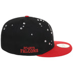Atlanta Falcons Quavo Georgia Pack Collection - New Era 59FIFTY "Iced Out" (Black/Red)