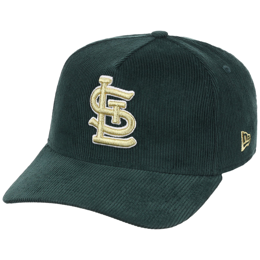St. Louis Cardinals MLB Dark Green Cord FASHION CORE New Era 9FORTY A-Frame