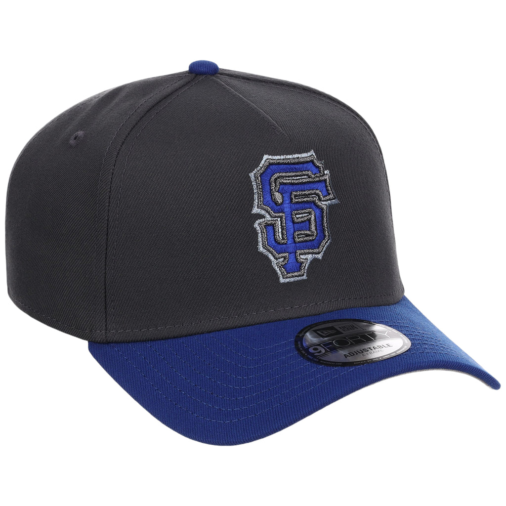San Francisco Giants MLB Graphite x Royal FASHION CORE New Era 9FORTY A-Frame