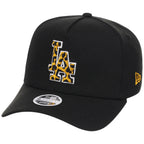 Los Angeles Dodgers Women's New Era 9FORTY Black x Cheetah A-Frame