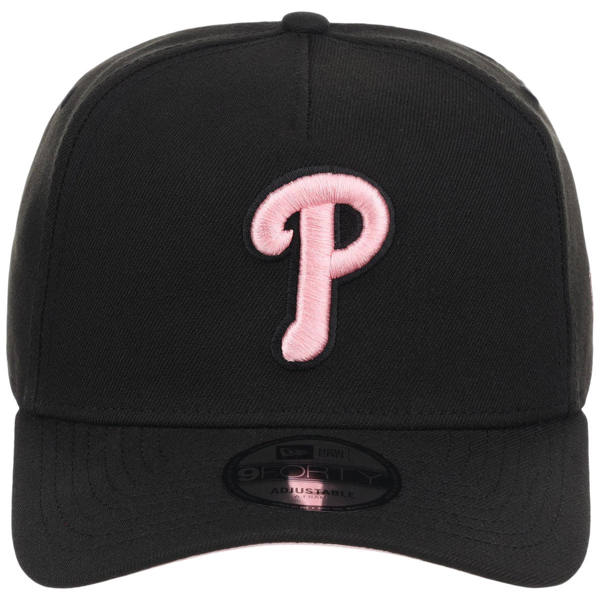 Philadelphia Phillies MLB Black x Pink FASHION CORE New Era 9FORTY A-Frame