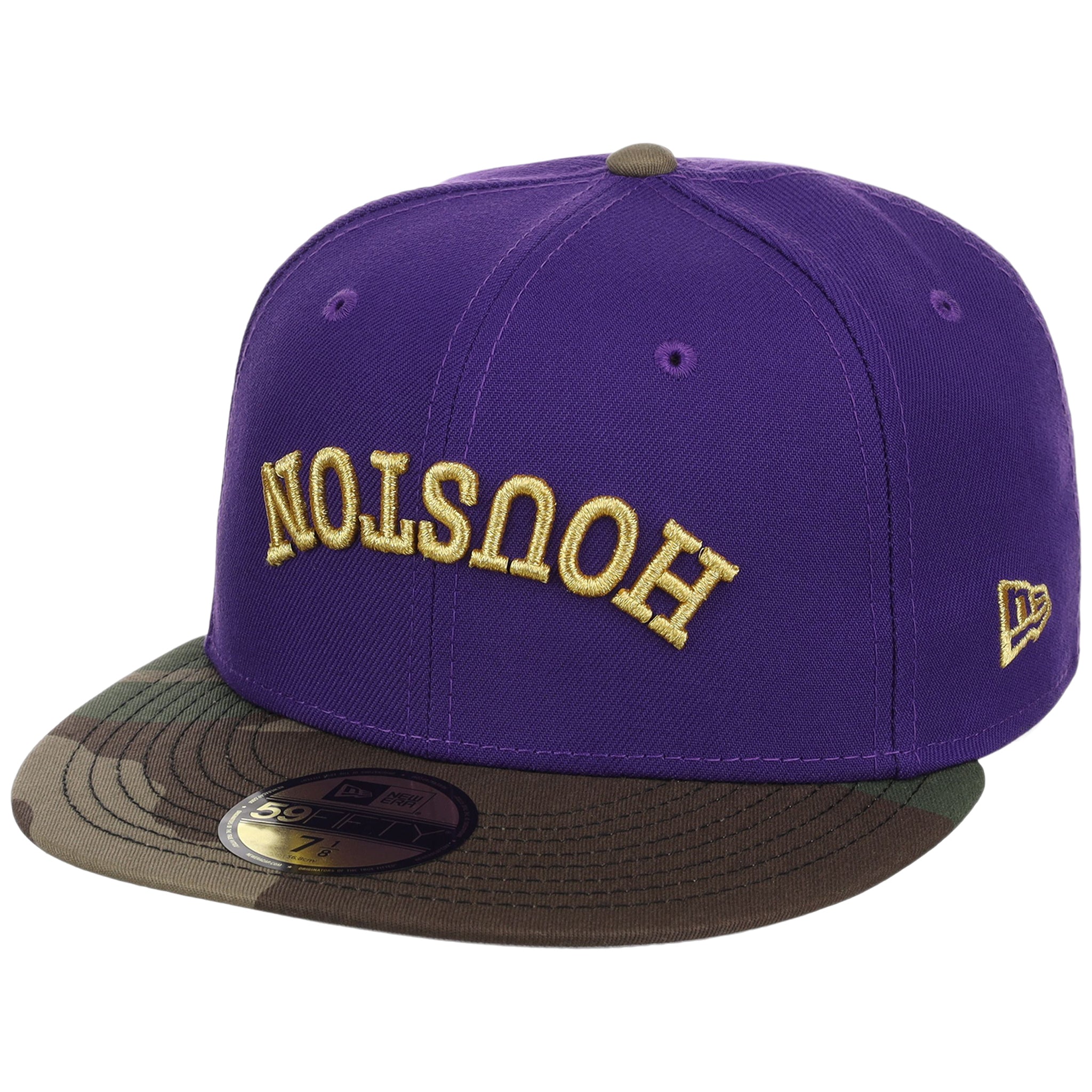 Houston Astros Side A: Track One New Era 59FIFTY (Purple/Woodland)