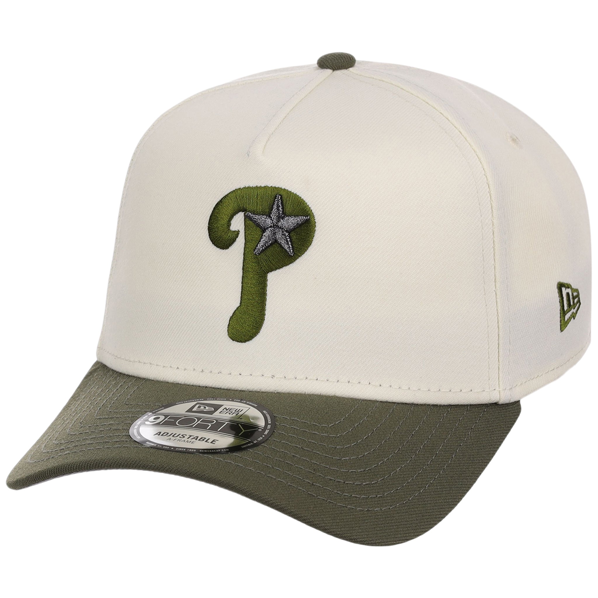 Philadelphia Phillies MLB Chrome Olive New Era 9FORTY