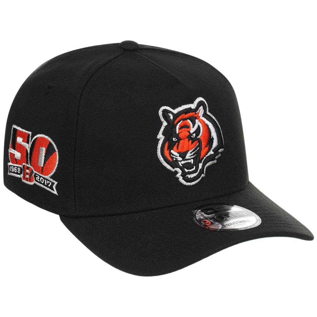 Cincinnati Bengals NFL Black Dome New Era 9FORTY A-Frame
