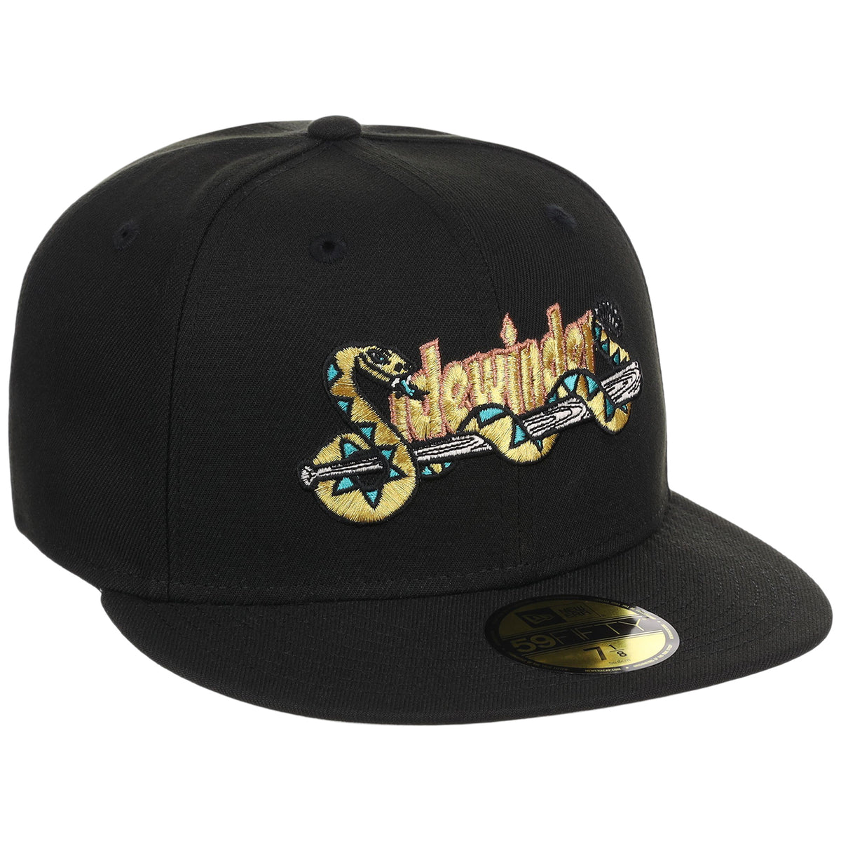 Tucson Sidewinders Phoenix Crown the City New Era 59FIFTY (Black/Black)